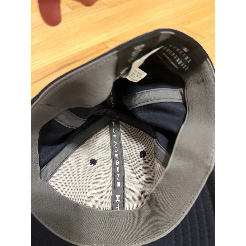 Under Armour Tampa Bay Rays Youth XS/SM Navy Blue Baseball Cap MLB Hat 1317803